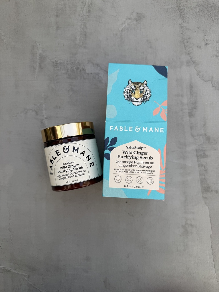 Fable & Mane Sahascalp Wild Ginger Purifying Scrub 237ml