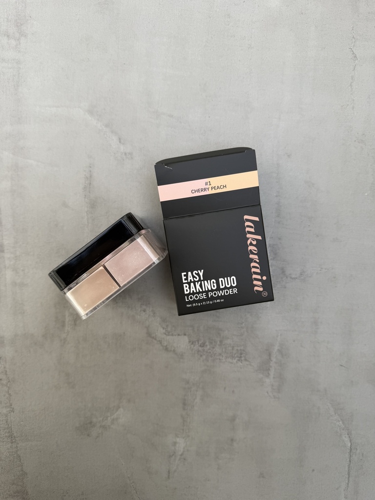 Lakerain Easy Baking Duo Loose Powder #1 Cherry Peach