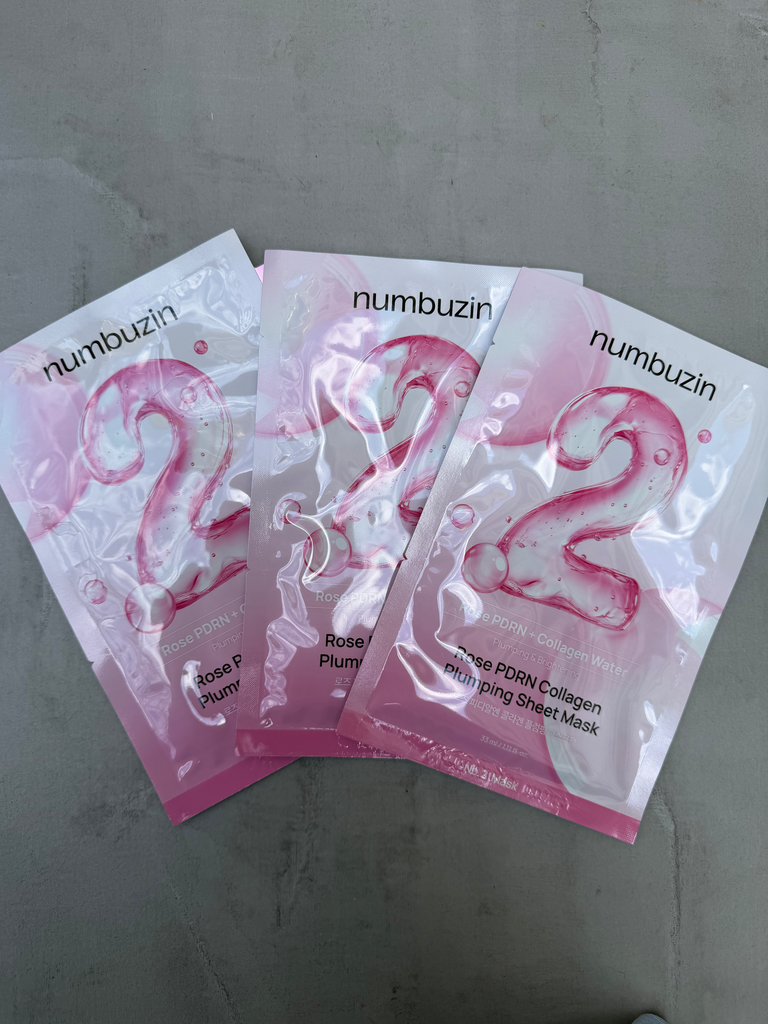 Numbuzin No.2 Rose Pdrn Collagen Plumping Sheet Mask