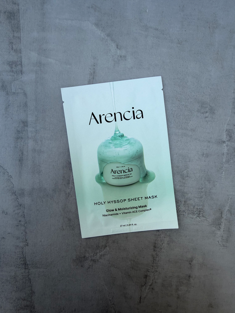 Arencia Holy Hyssop Sheet Mask