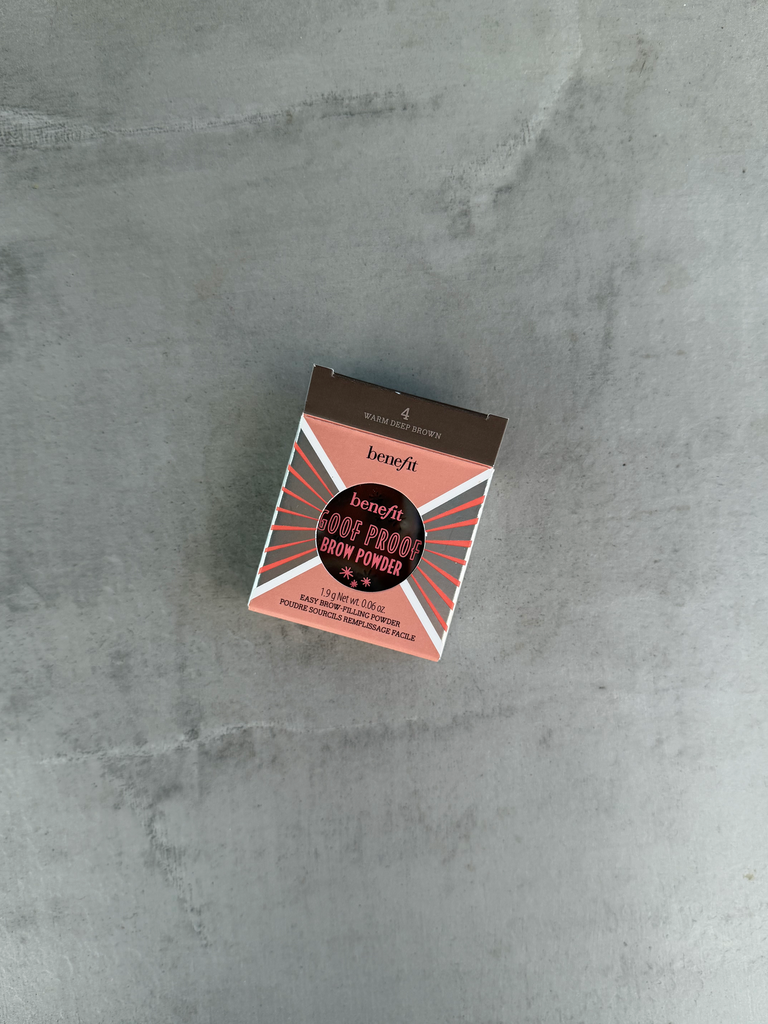Benefit Goof Proof Brow Powder 4 Warm Deep Brown 