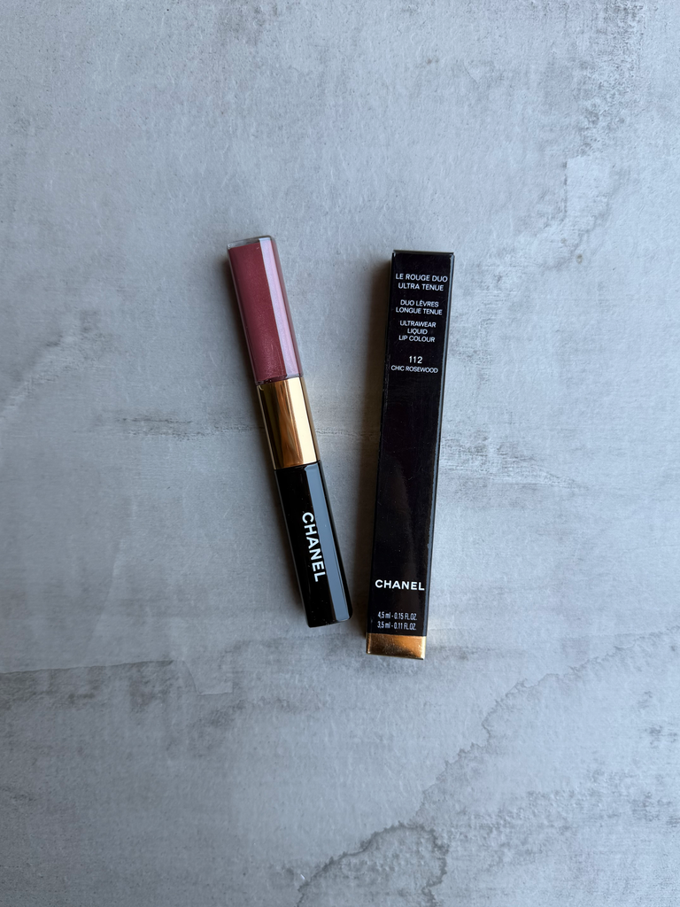 Chanel Rouge Duo Ultra Tenue Gloss 112 Chic Rosewood 